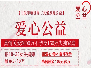 清水捐卵助孕生子 爱心志愿者招募